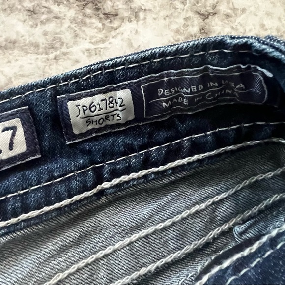 Miss Me shorts rocker American flag size 27 jean red white blue stars stripes - Picture 4 of 10